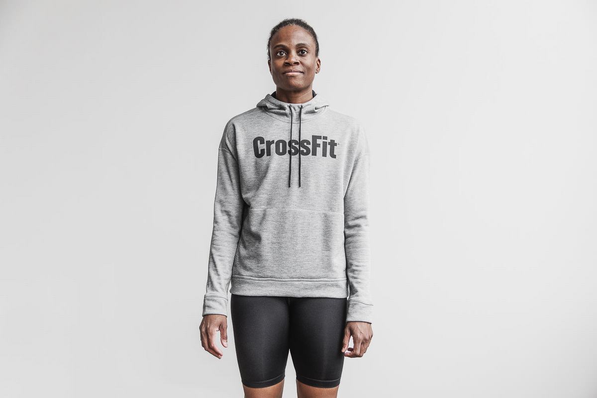 Nobull Crossfit® Women\'s Hoodie Grey | Australia (SV5234)